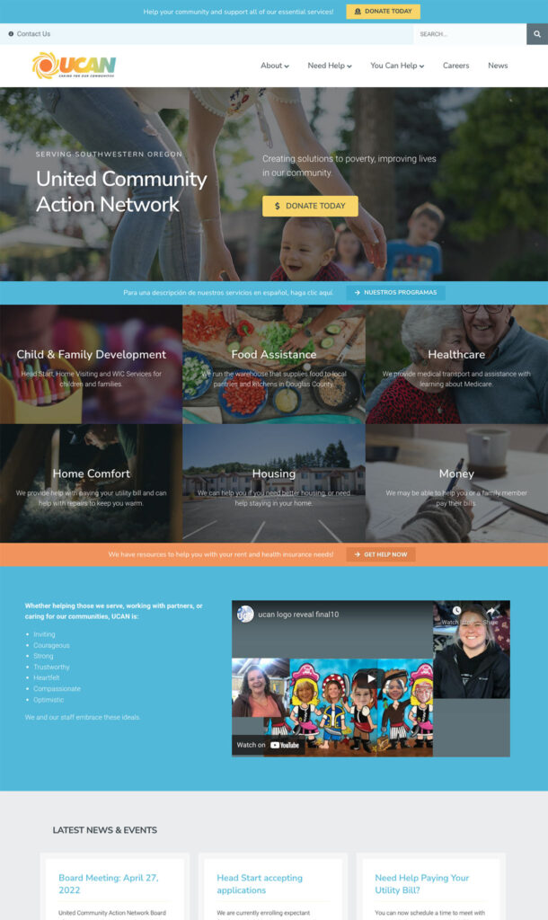 United Community Action Network, partnered with Clark Five Design